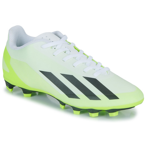 adidas Performance - X CRAZYFAST.4 FxG - Blanc / Jaune