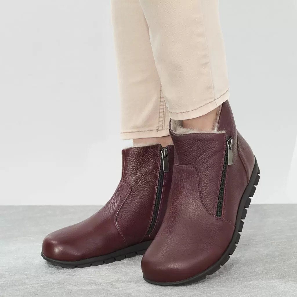 DAMEN - Stiefelette KADI weinrot