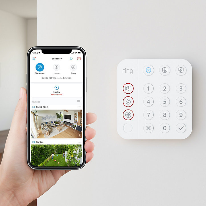 Système d'alarme sans fil Ring Alarm Kit 5 Eléments