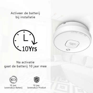 Elro FS2010-2 optische rookmelder inclusief 10 jaar lithium batterij DUO-pack