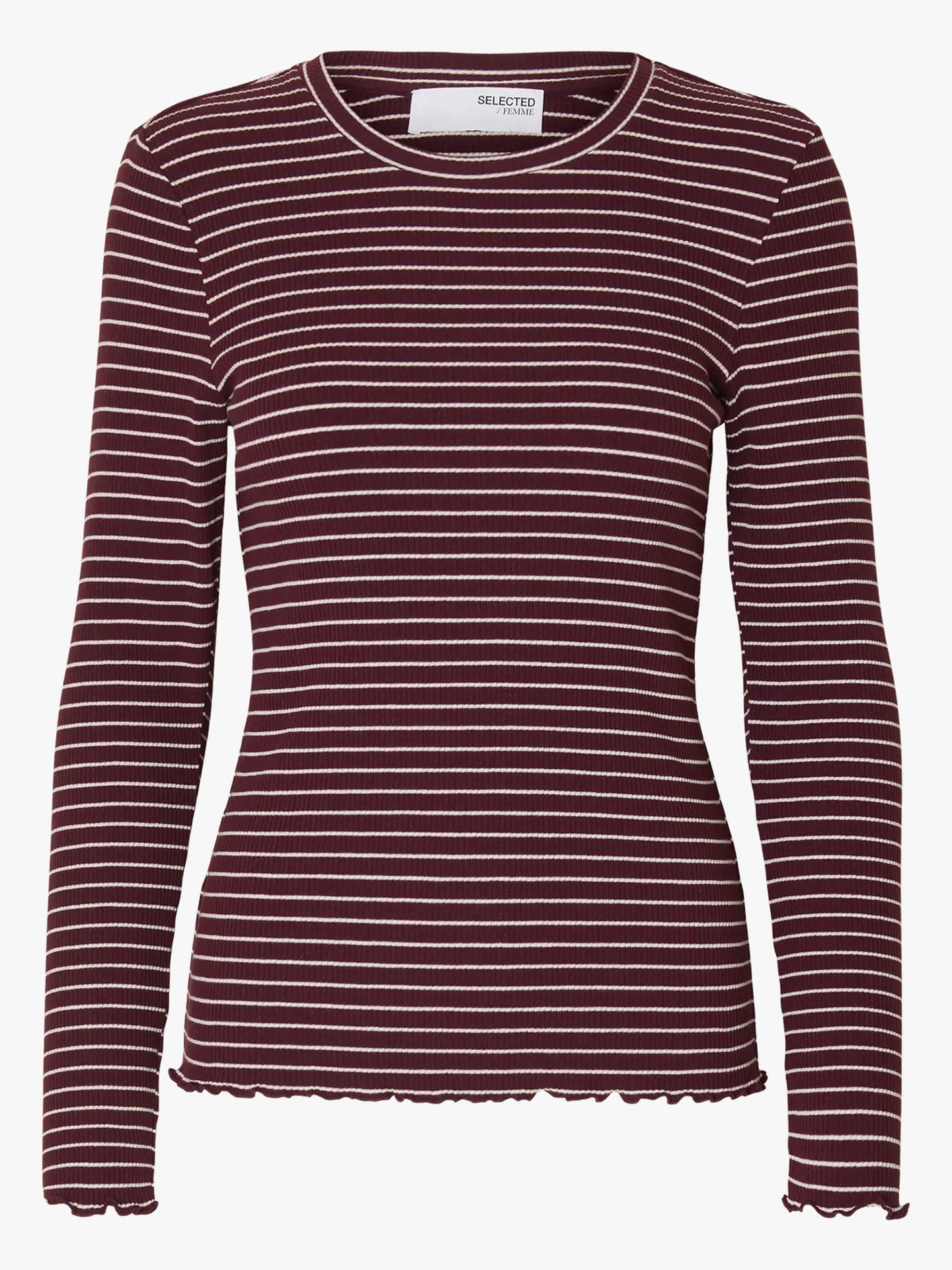 Anna Long Sleeve Crew Neck Tee Stripe