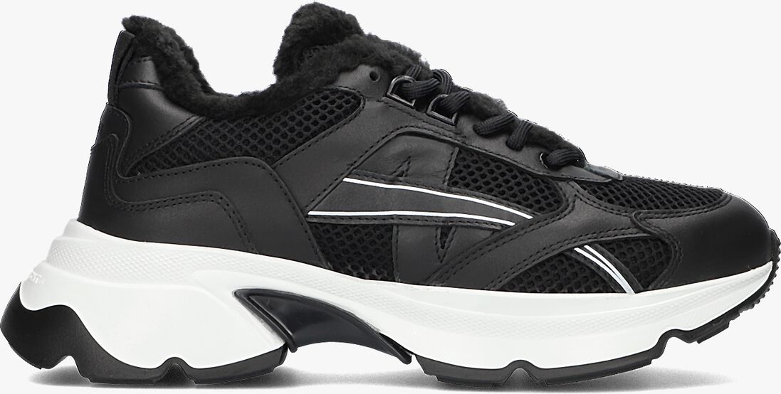 NUBIKK zwarte nubikk lage sneakers ross nomad fur