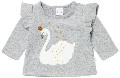 Luca & Lola Alessandra Genser Baby, Grey Melange