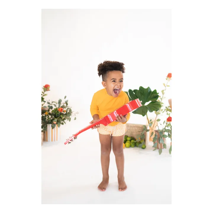 Ina Swim Short de Bain Mesa Rayé | Orange
