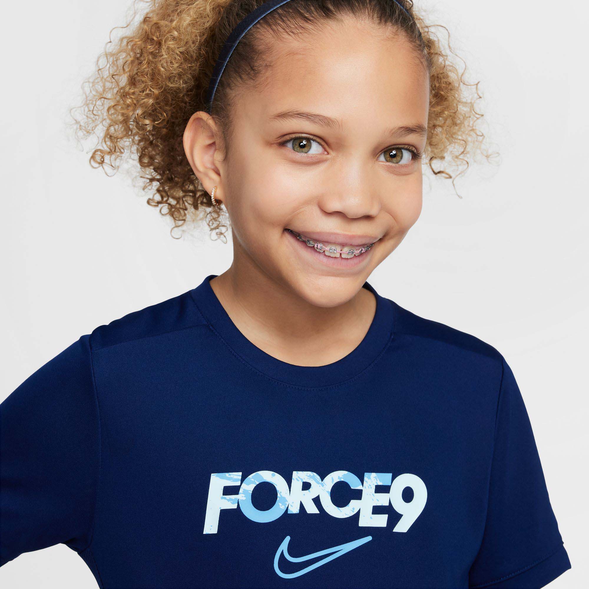 Erling Haaland Academy Dri-FIT Top Junior 492/Blue Void/Blue Void/University Blue