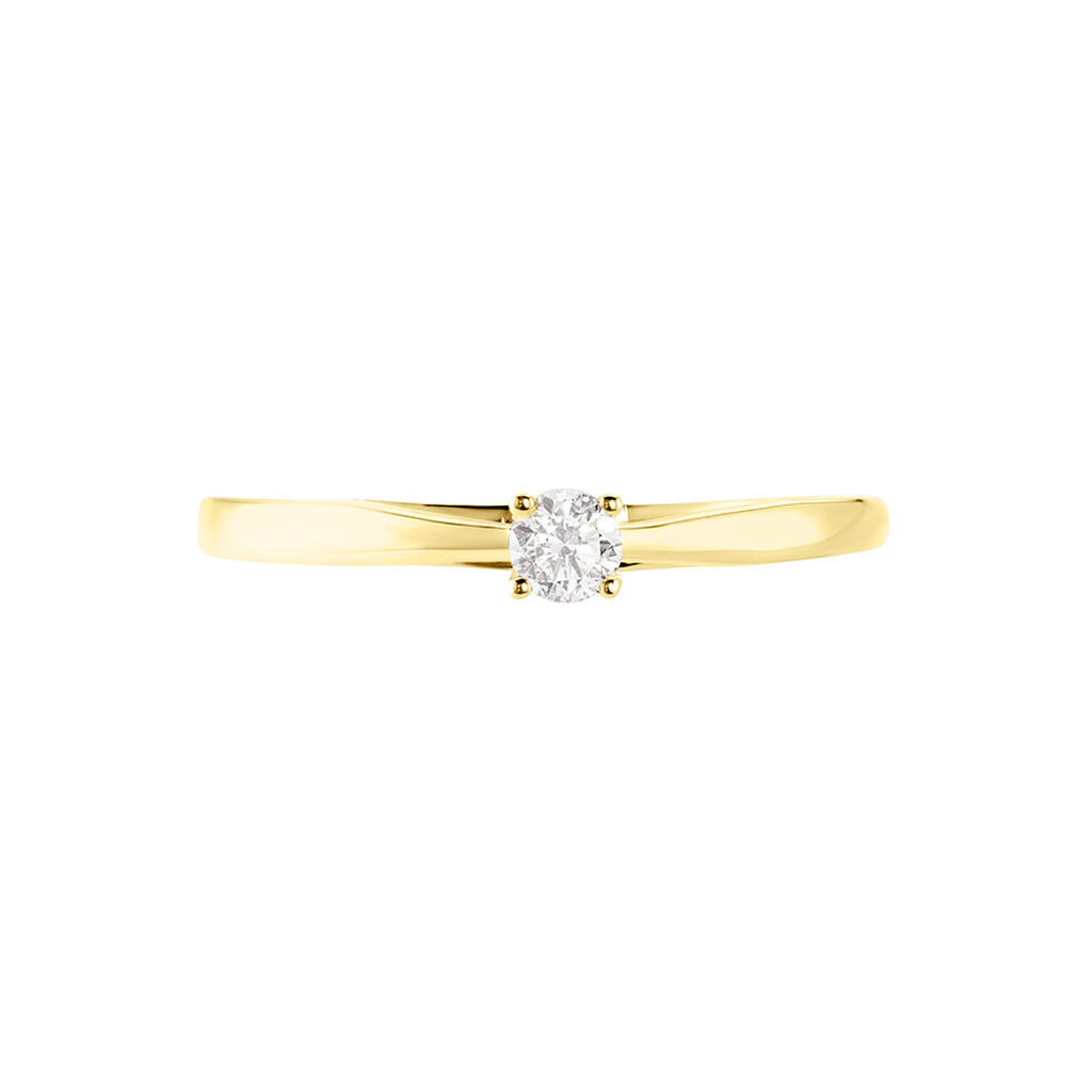 Bague Soltaire Celina Or Jaune Diamant