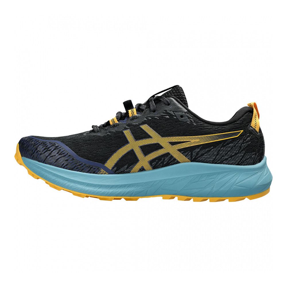 Asics FUJI LITE 4 - Chaussures trail Homme black/honey