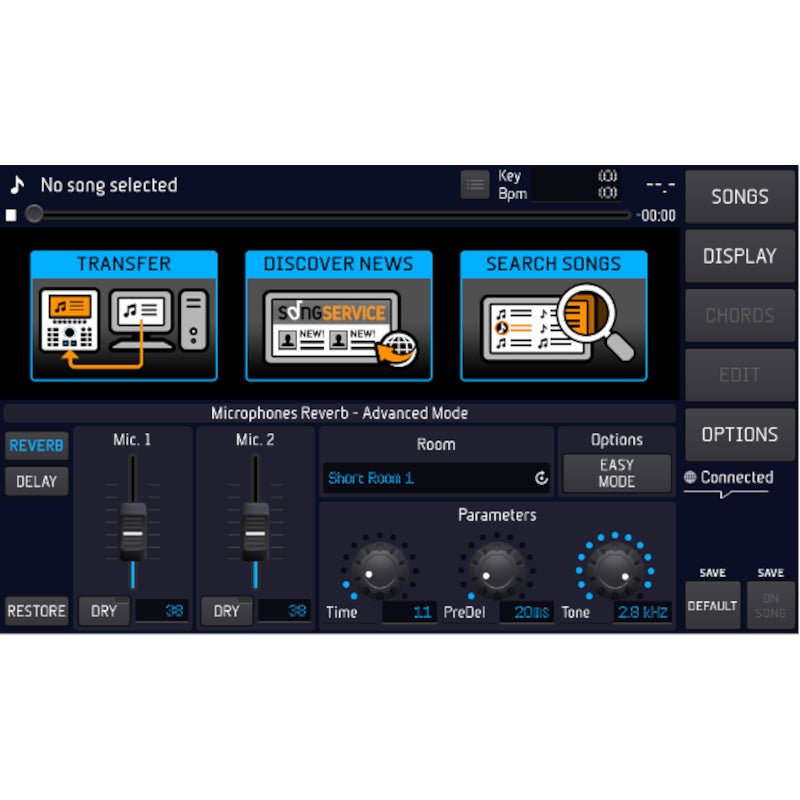 M-Live Divo Base 64 backing track player