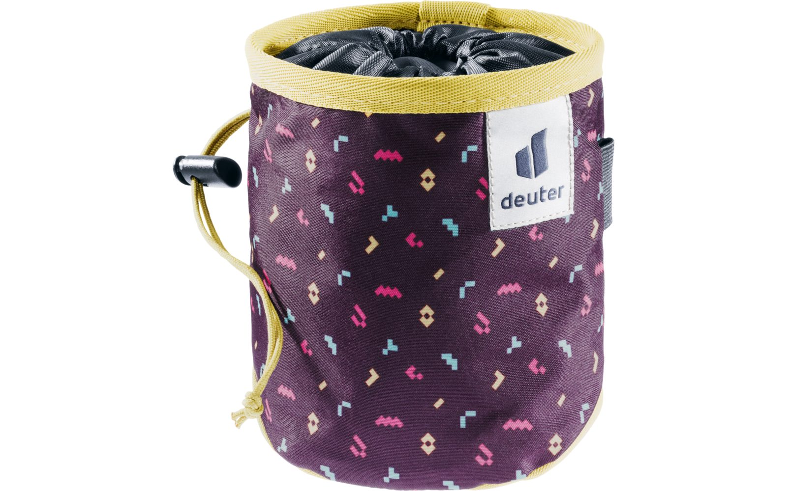 Deuter Gravity Chalk Bag I Klettertasche 0,8 Liter redwood scratches graphite