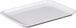 WACA Instrumententablett 24x18x1.7cm weiss