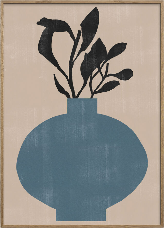 Poster & Frame THE MIUUS STUDIO - Vase No8. Flerfarvet