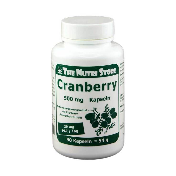 Cranberry 500 mg Kapseln, 90 St