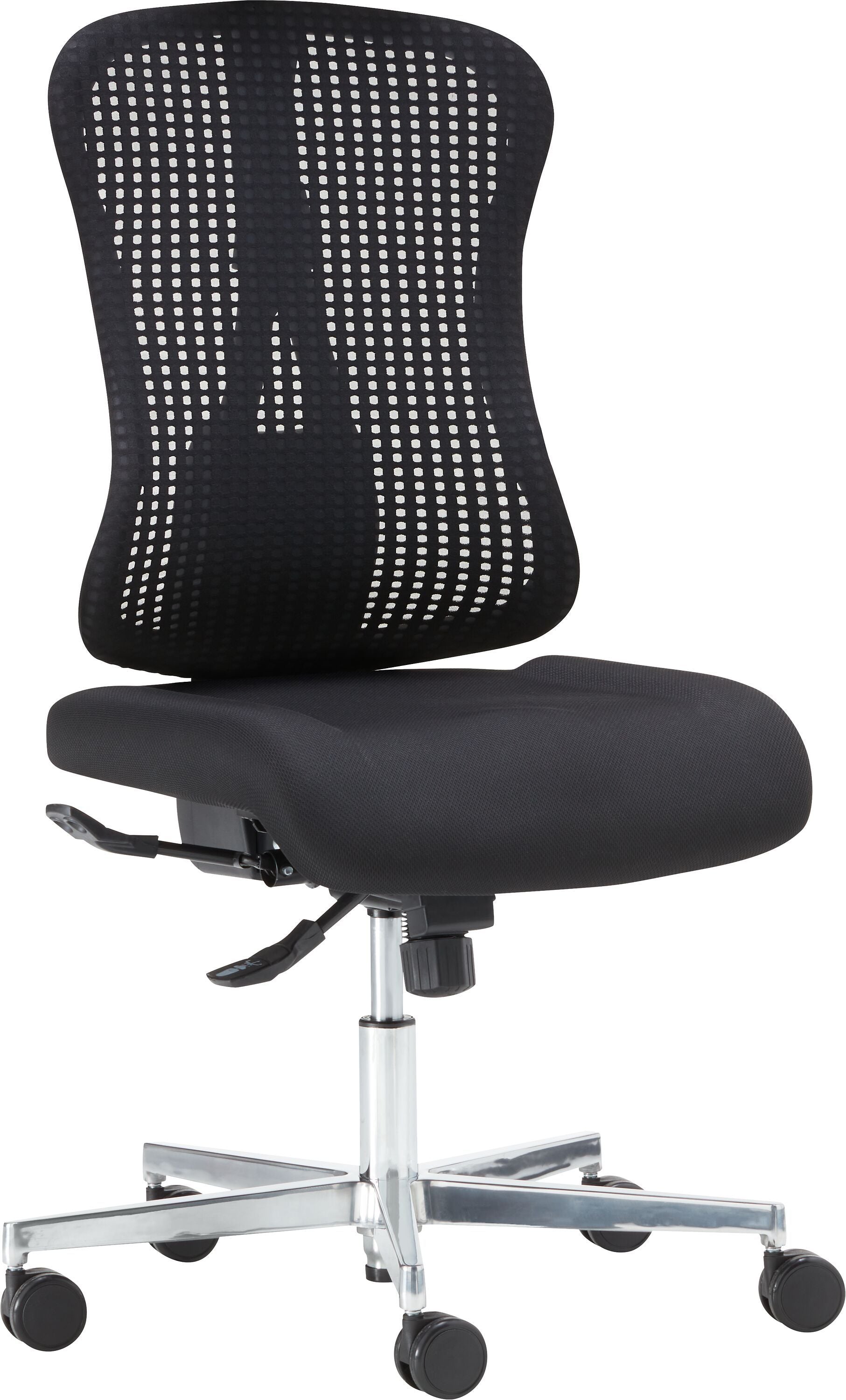 CLEVER Bürostuhl - Schwarz / B: 68.0 cm x T: 68.0 cm x H: 98.0 cm