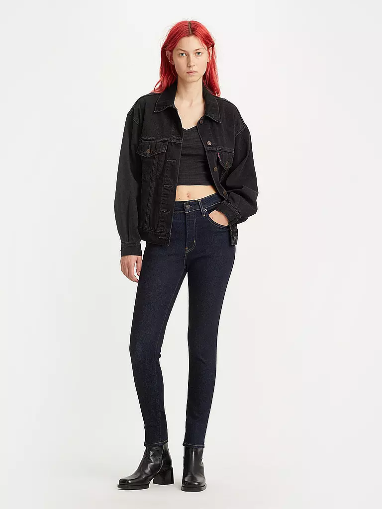 LEVI'S® Highwaist Jeans Skinny Fit 721  dunkelblau