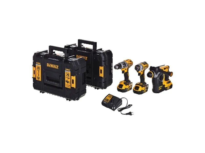 DEWALT COMBO SET 18V DCD796   DCF887   DCH273 3x4.0Ah 2xTSTAK II DCK368P3T