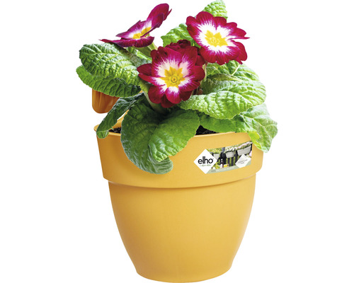 Hangpot bloembak elho Vibia Campana kunststof Ø 20,5 cm H 26,5 cm honinggeel