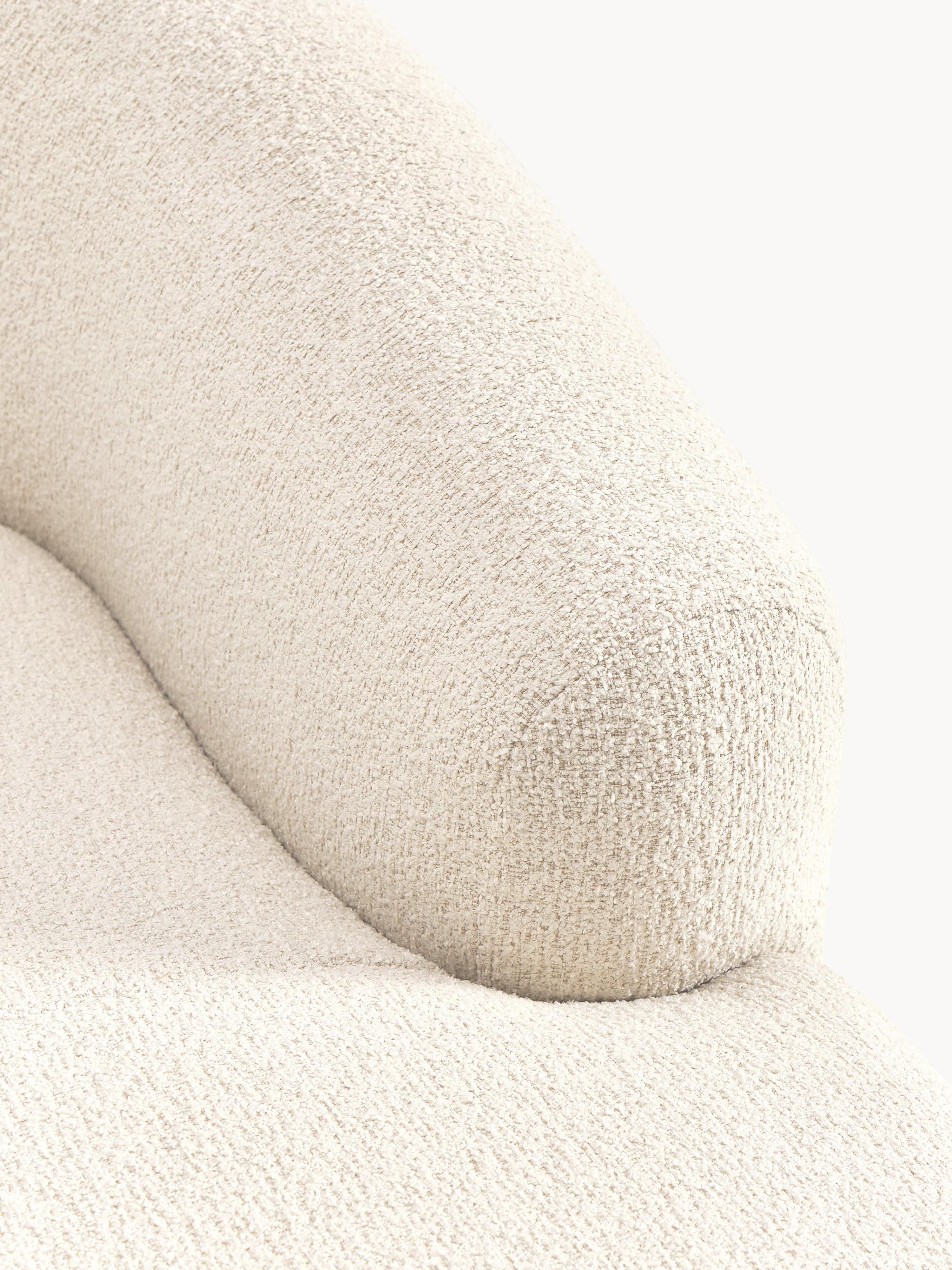 Chaise longue hoekmodule Sofia uit bouclé