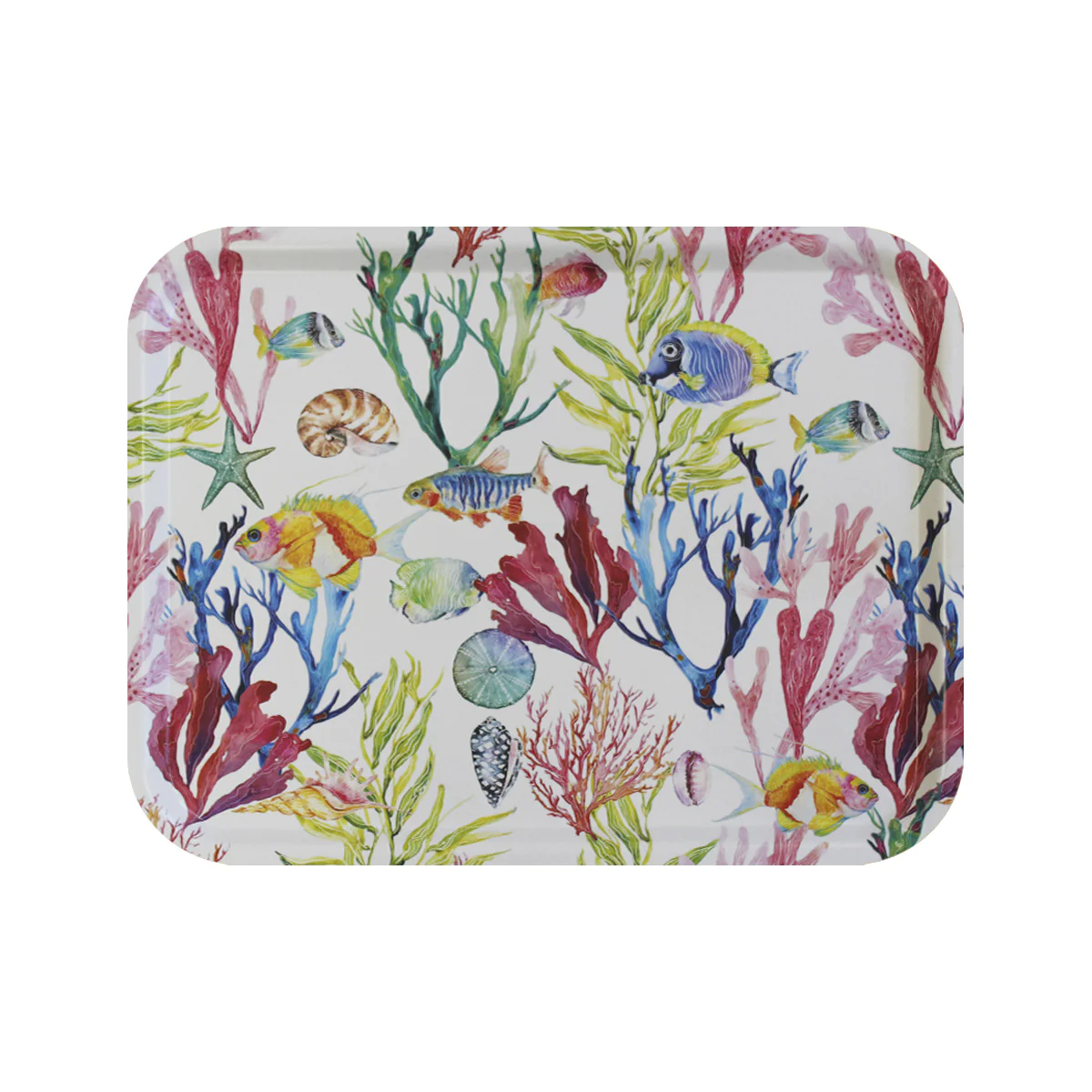 Plateau bois multicolore 33X43 Garnier Thiebaut