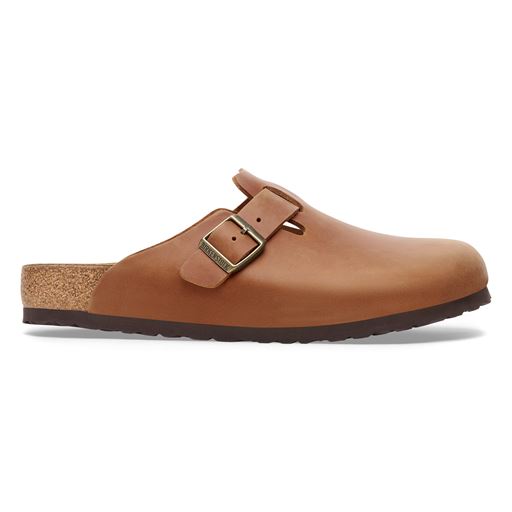 Birkenstock Boston Sko, Cognac, 38