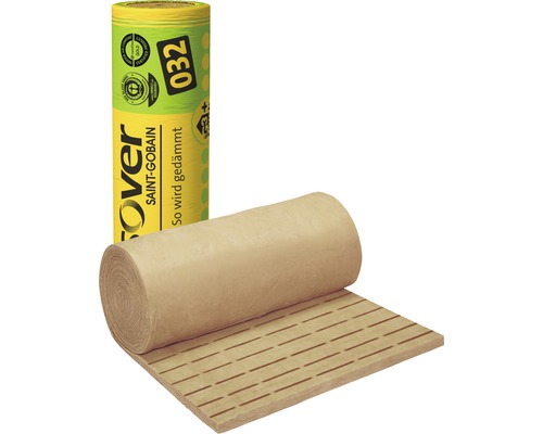 ISOVER Integra UKF onder-spantisolatie voor hellende daken, dubbele laag, thermische geleidbaarheid 0,032 W/(m·K), 4500 mm x 1250 mm x 30 mm