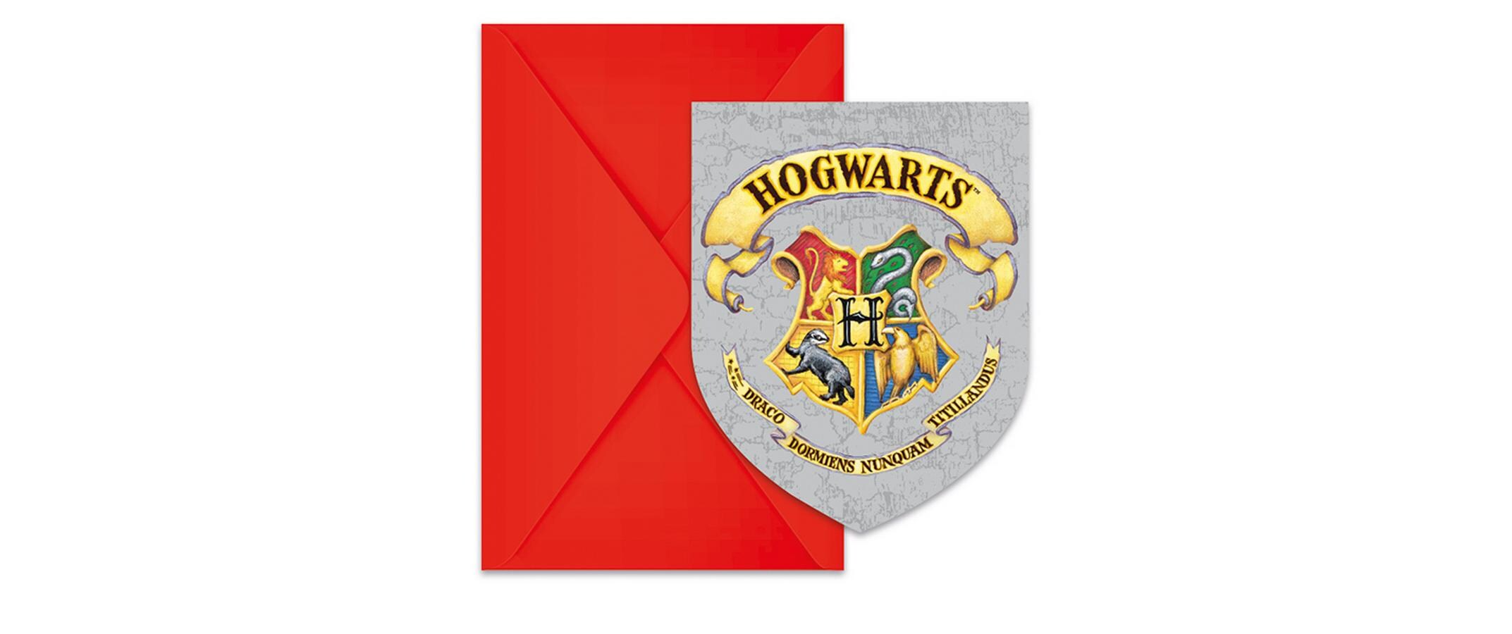 Geburtstagskarte Harry Potter 6 StückKindergeburtstags Einladungskarte