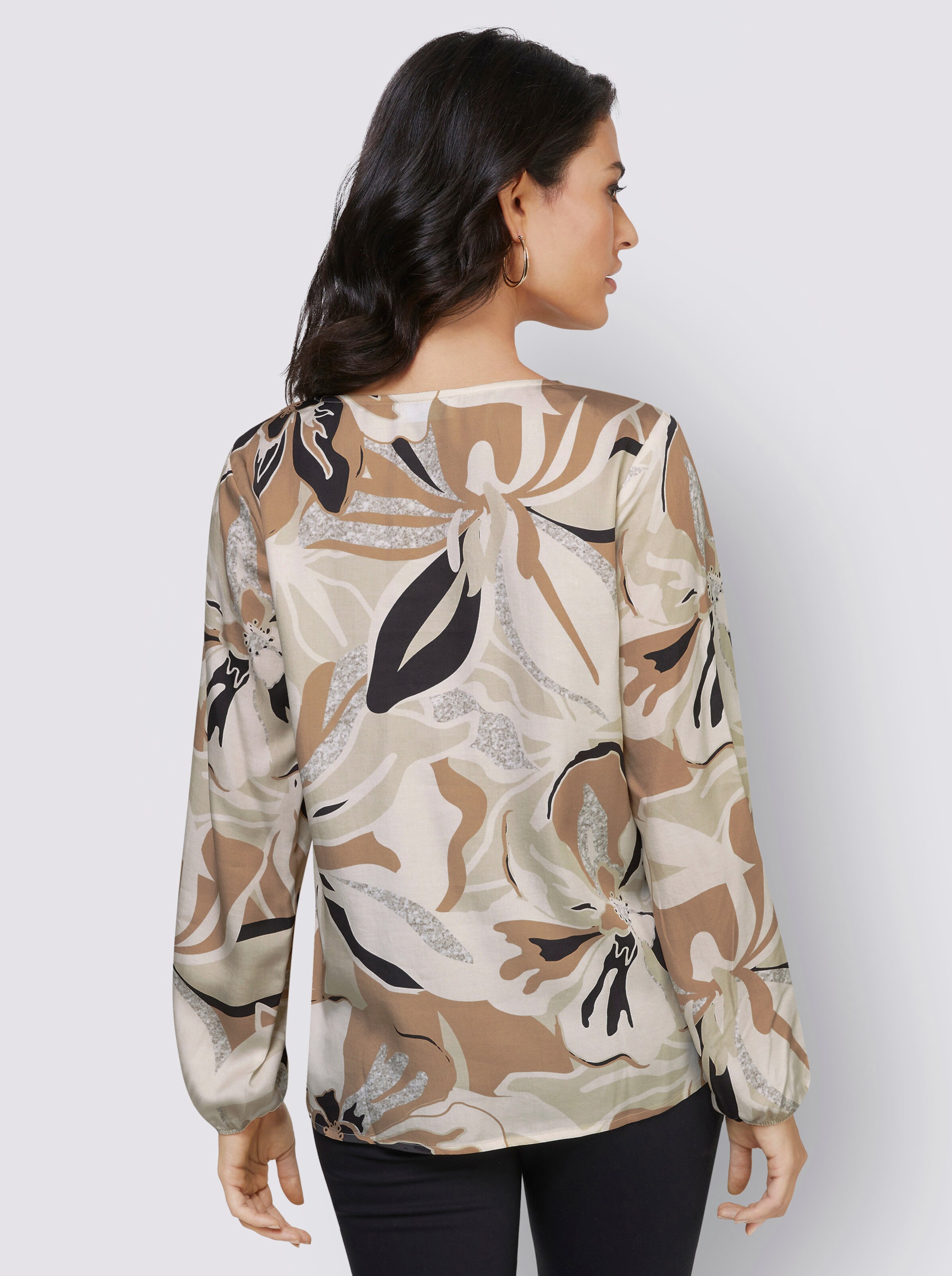 Satinbluse