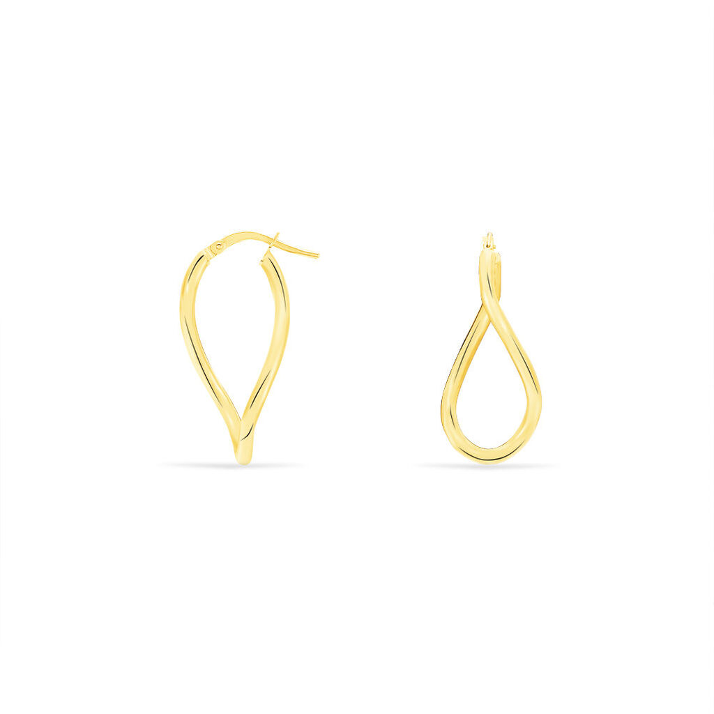 Créoles Hellen Or Jaune