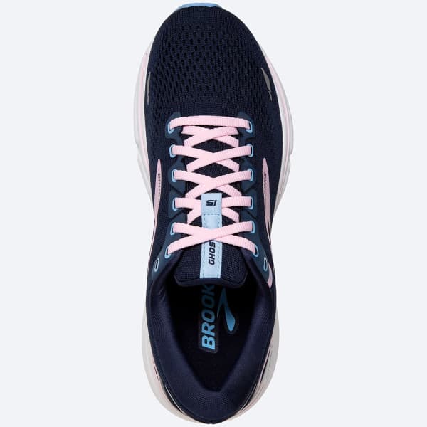 Chaussure running BROOKS W GHOST 15 PEACOAT/PINK/OPEN AIR