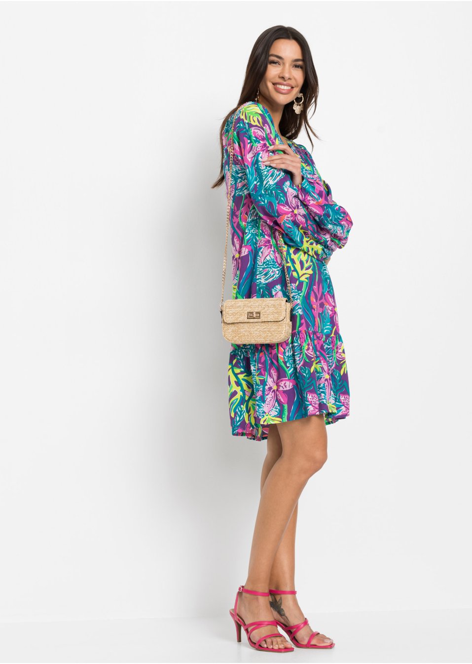 Robe-tunique en viscose