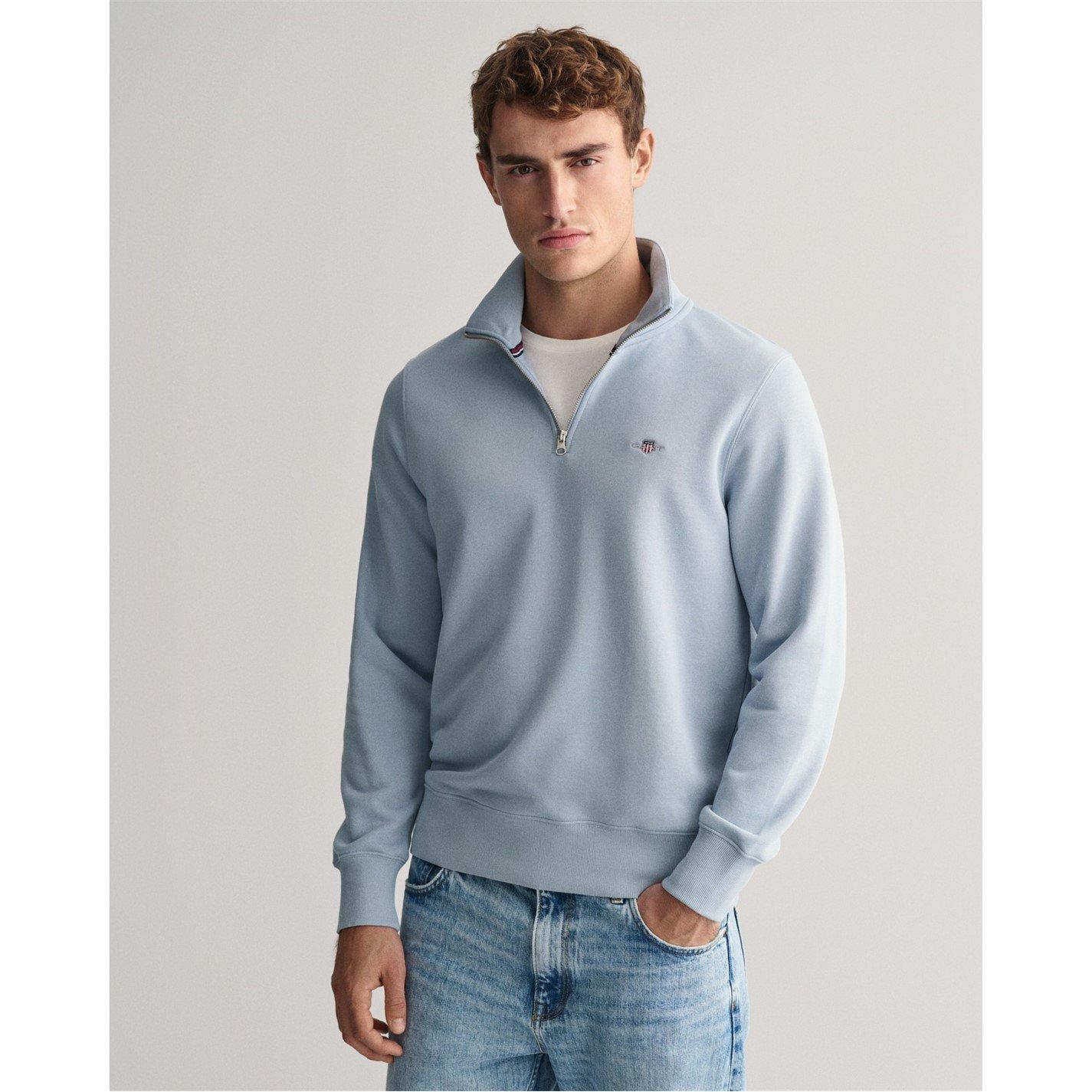 Gant Shield Half Zip Sweatshirt