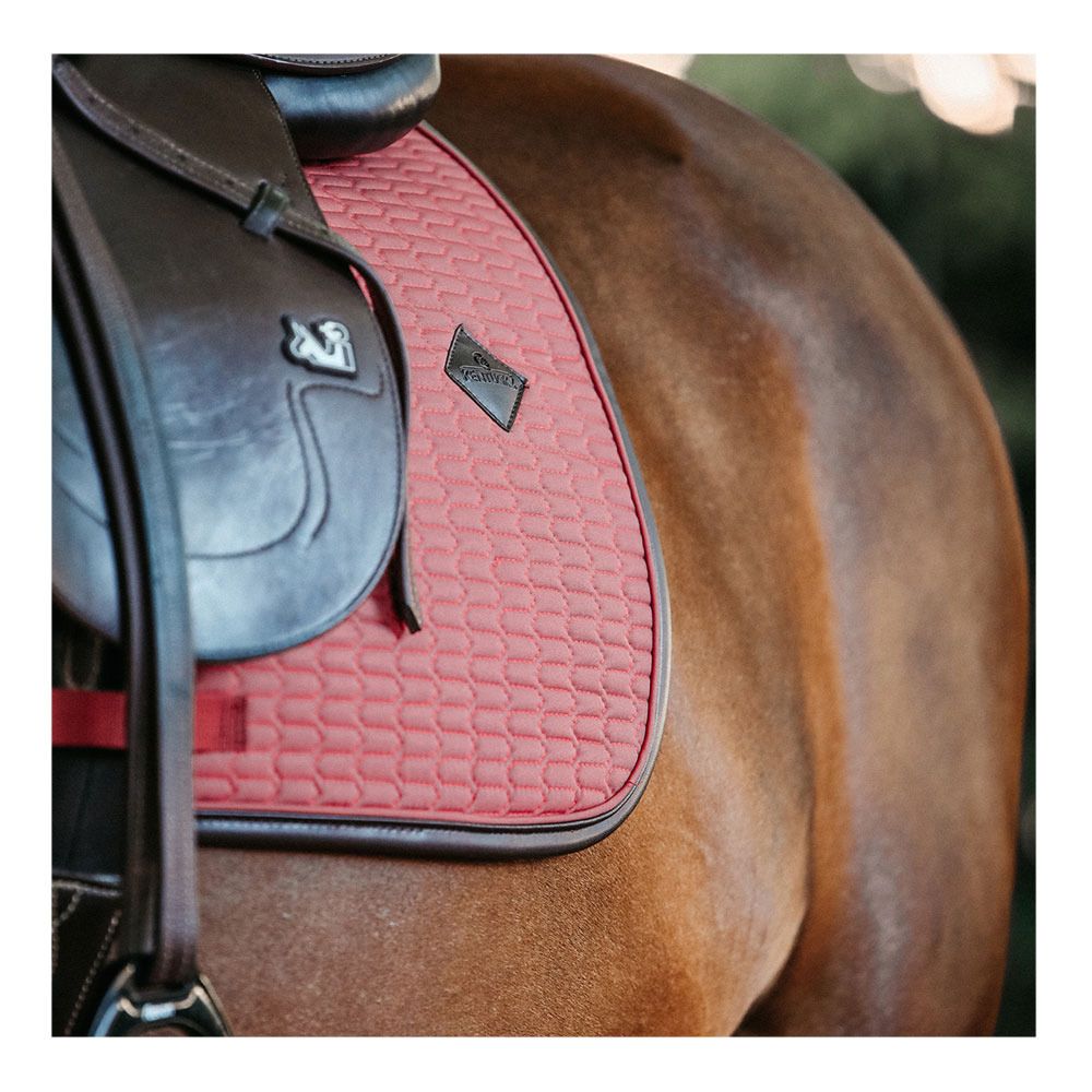 Kentucky COLOR EDITION LEATHER - Tapis de dressage corail