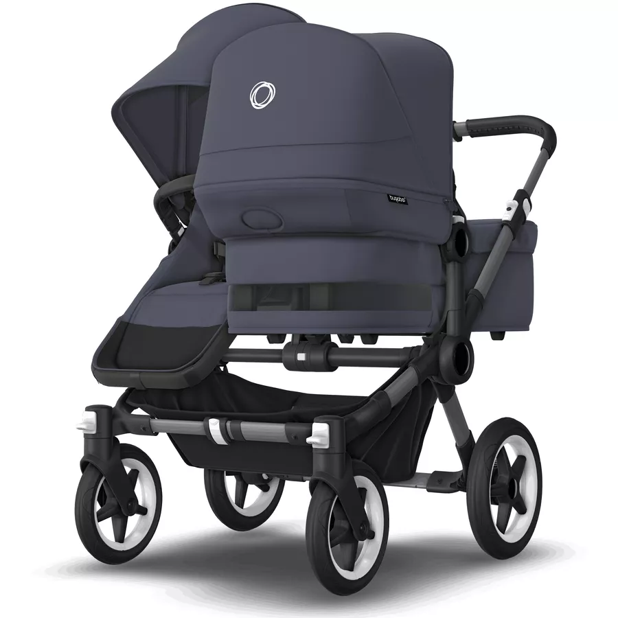bugaboo Geschwisterwagen Donkey 5 Duo Complete GraphiteStormy Blue