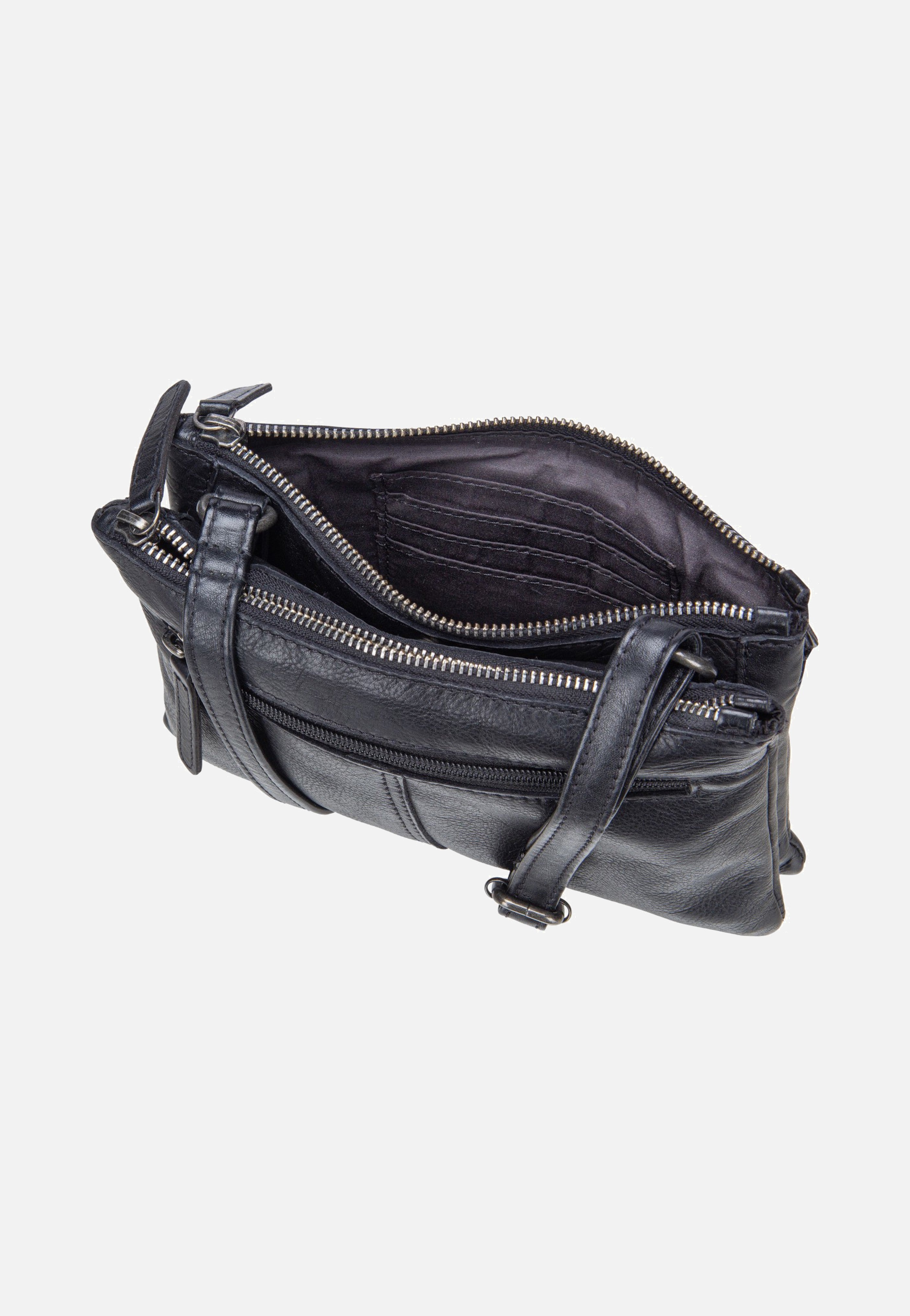 Colombiana Rv 3 Zip Small Black - Crossbody Bag