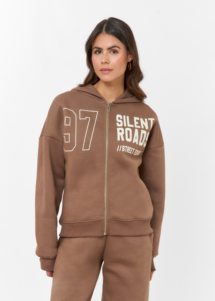Silent roads vest taupe