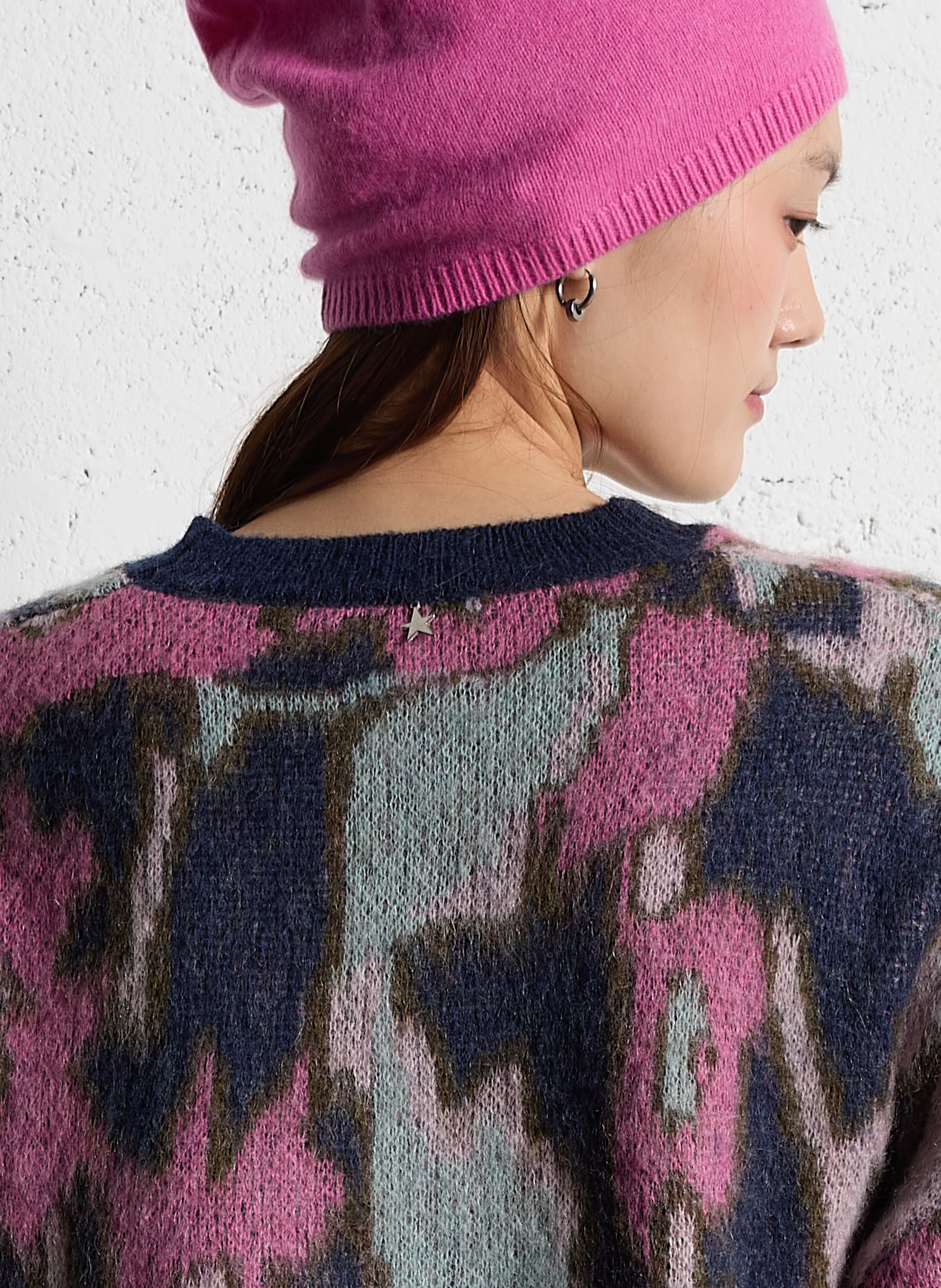 MUSCA - Pull droit en maille | Bleu