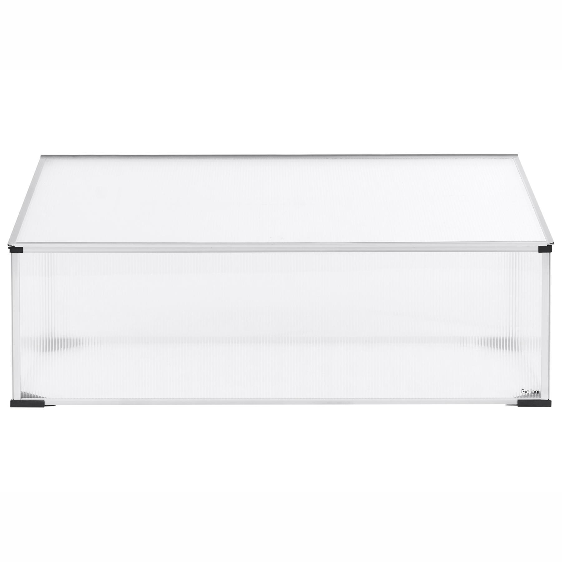 Beliani - CARFIZZI - Tuinkas - Zilver - 41 cm - Polycarbonaat
