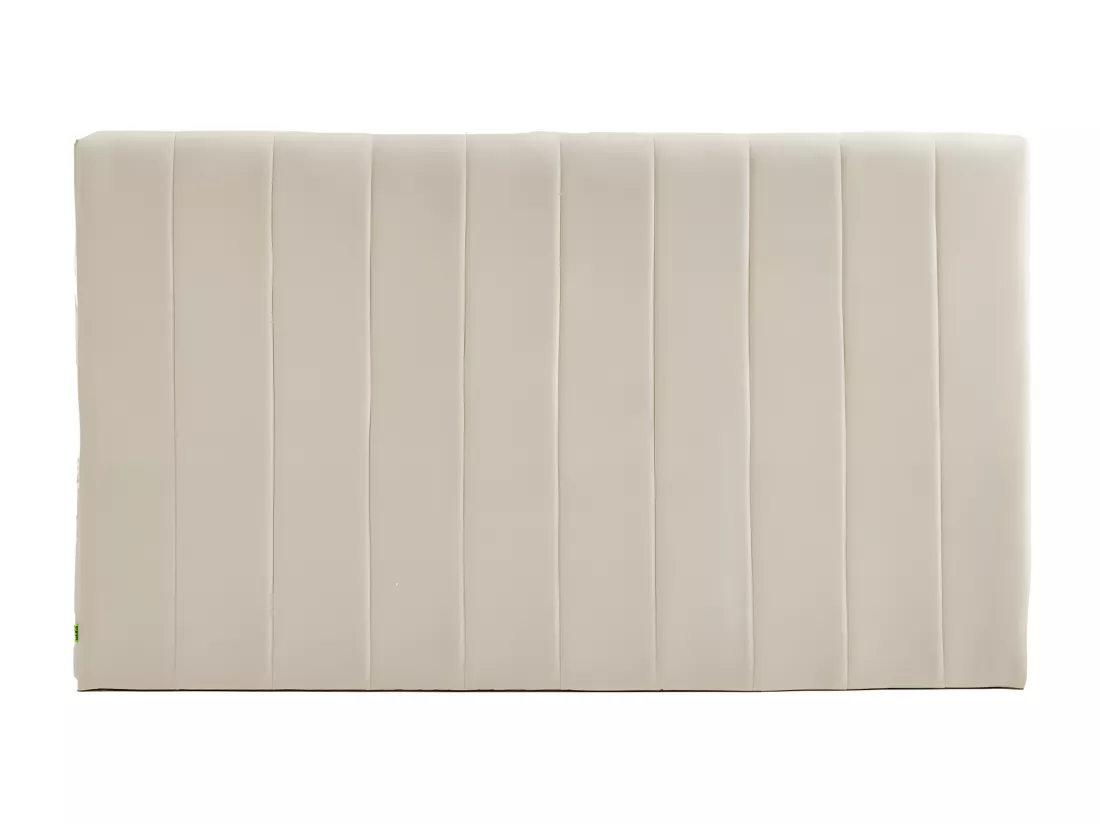 Porto - Tête de lit en tissu chenille L153 cm - Écru