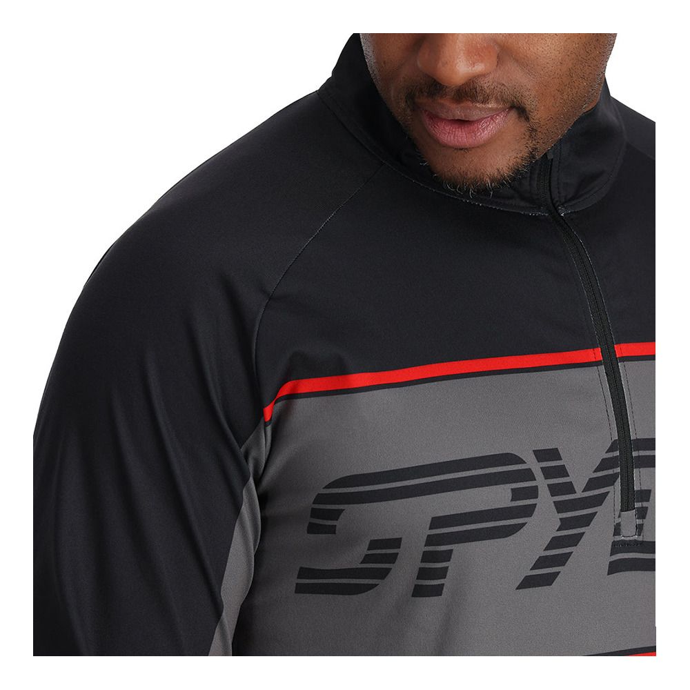 Spyder PARAMOUNT 1/2 ZIP - Sweat Homme black