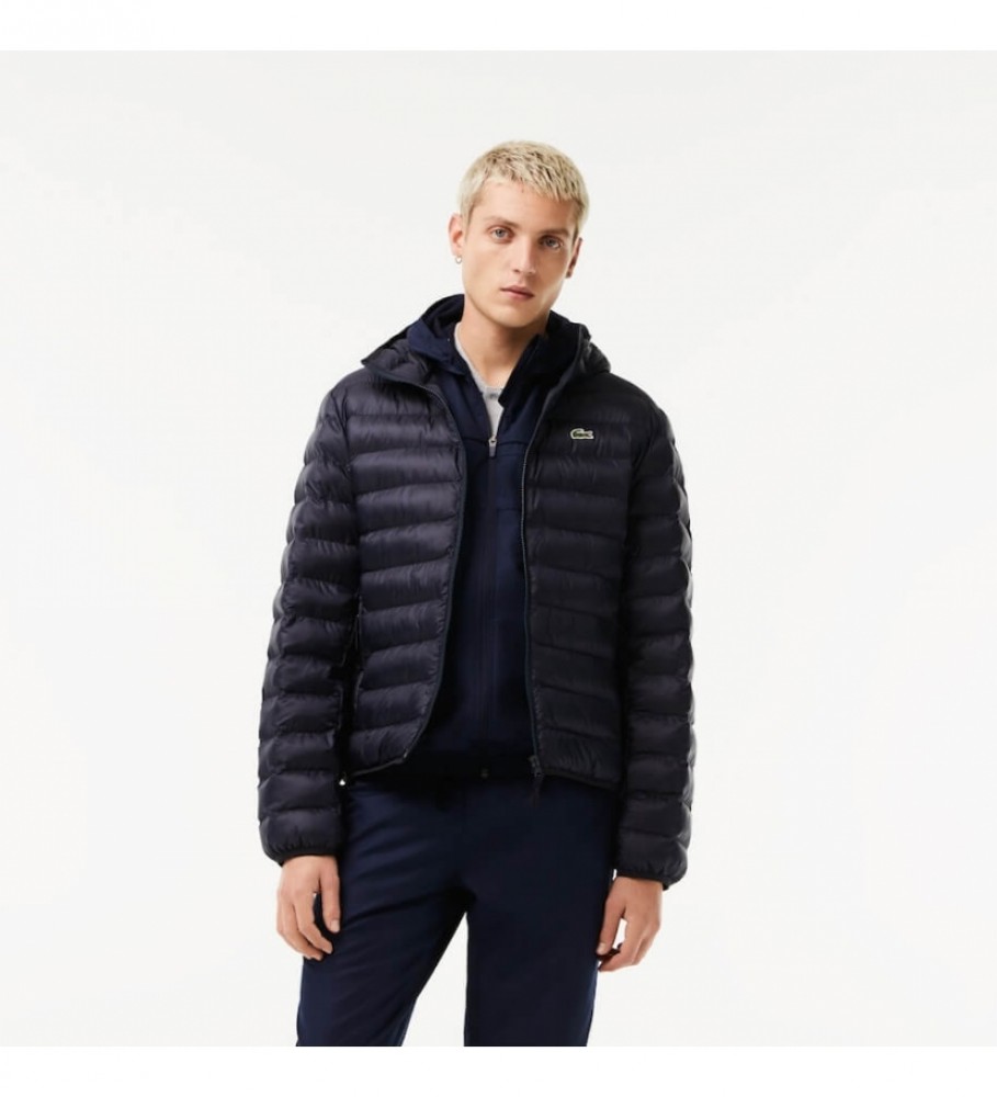 Jaqueta Lacoste Basic Acolchoada Azul Marinho