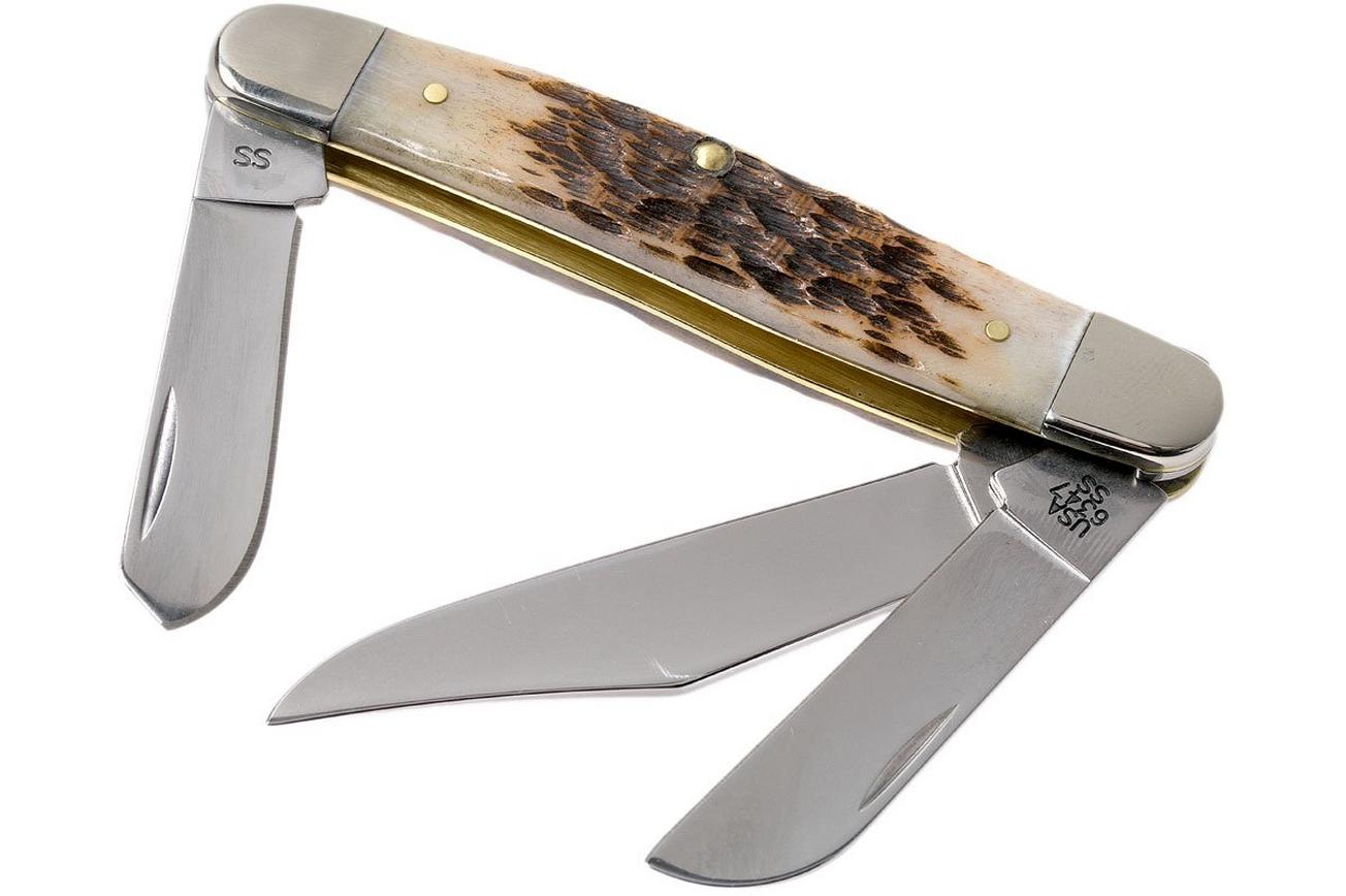 Case Stockman Amber Jigged Bone, 00128, 6347 SS zakmes