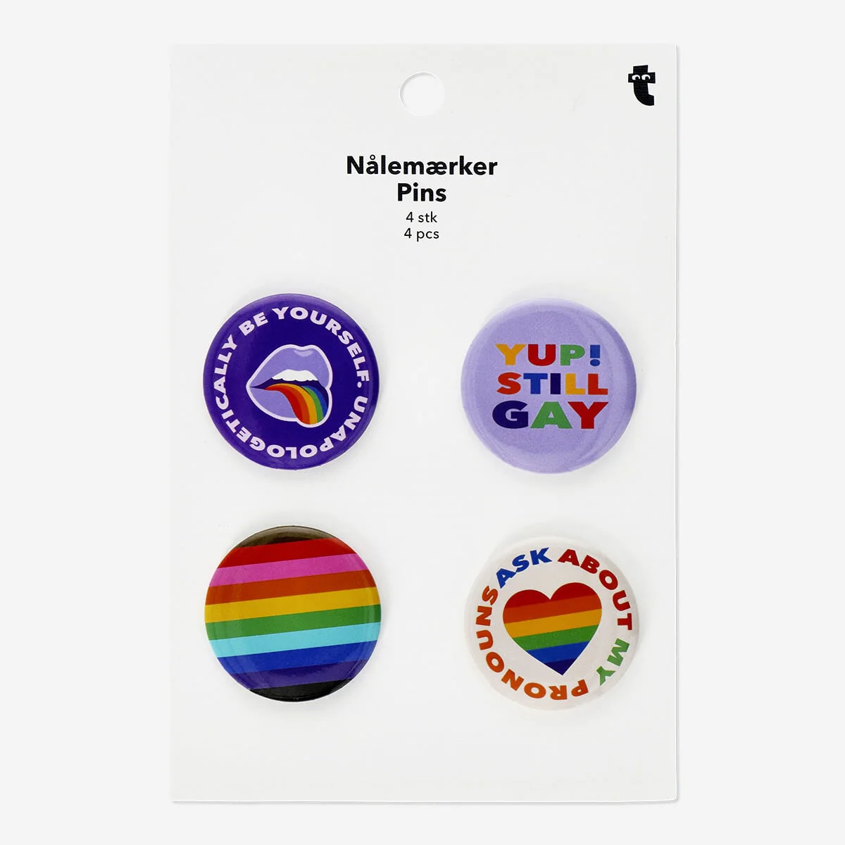 Pride stifter. 4 stk