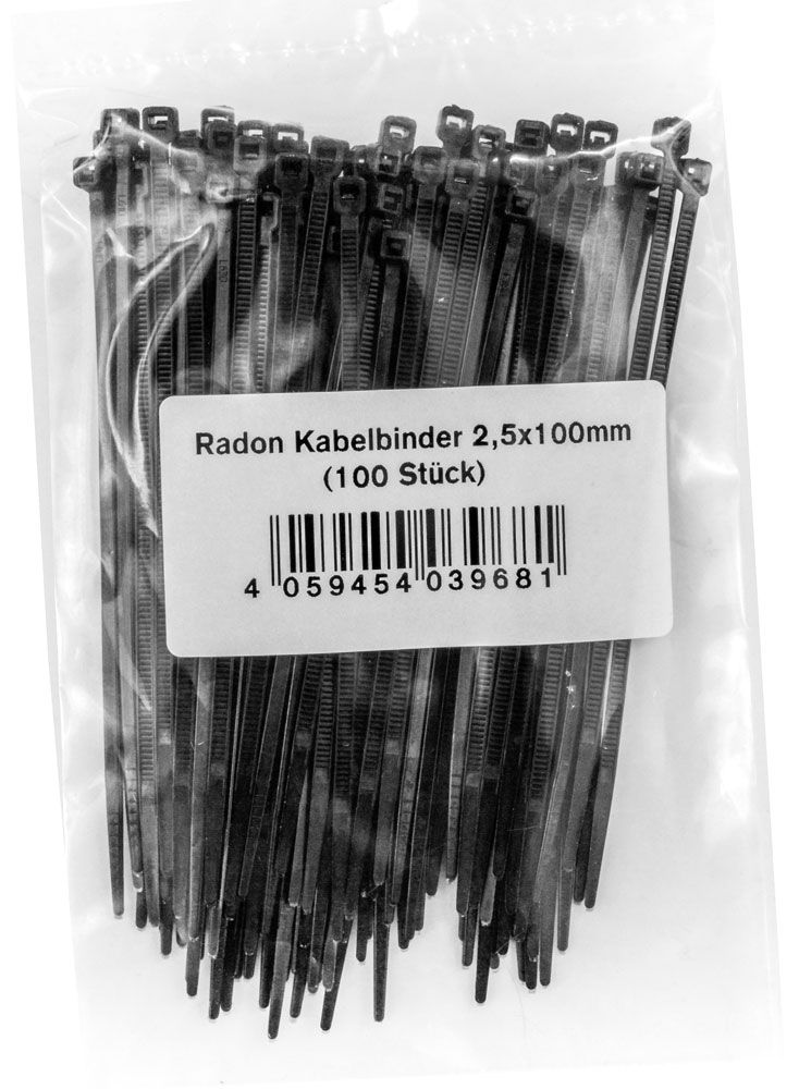 Radon Kabelbinder 100x2,5mm (100 Stück) kaufen | Bike-Discount