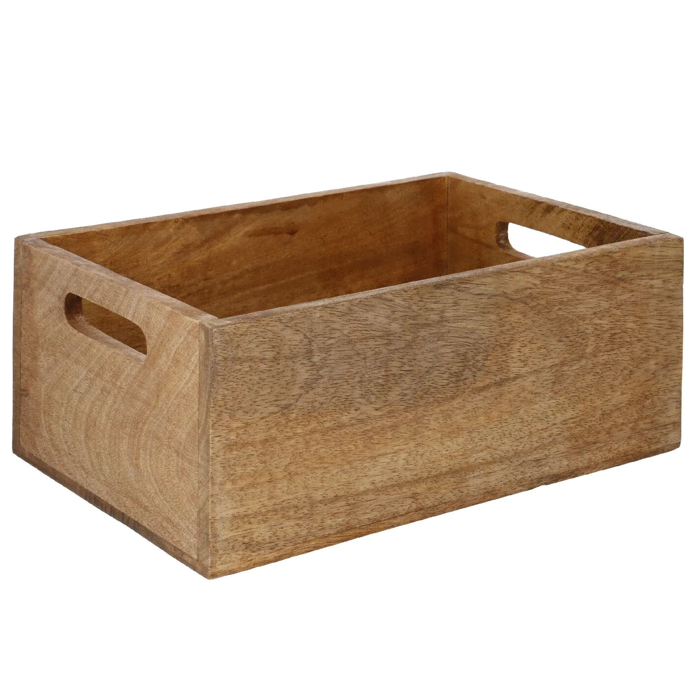 Kiste mit Griff, Mangoholz, 30 x 21 cm