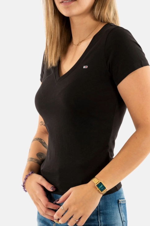 Tee shirt tommy jeans dw0dw20458 bds black