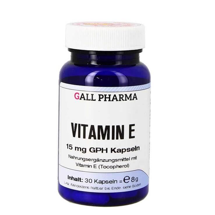 Vitamin E 15 mg GPH Kapseln, 30 St