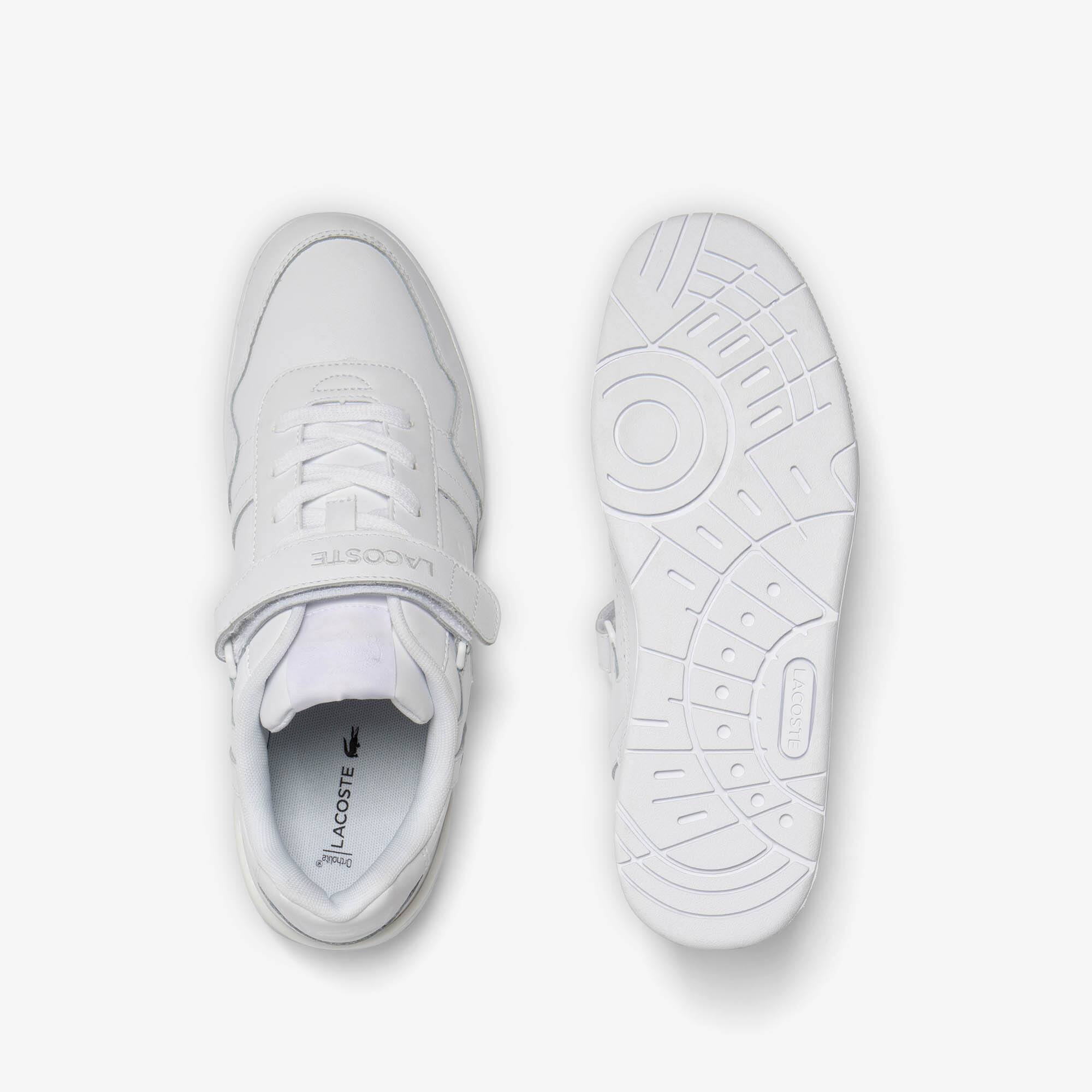 Herren-Sneakers T-CLIP VELCRO aus Leder Sneakers - Weiss - Lacoste - Herren