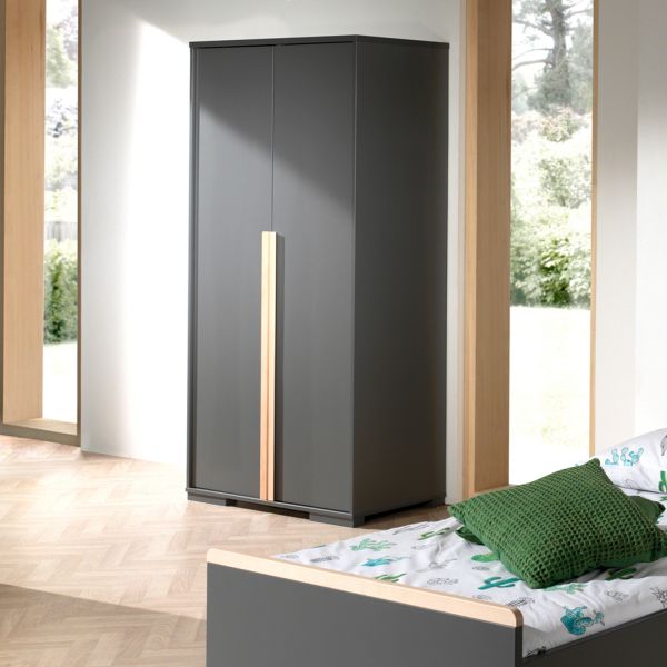 Vipack London Kledingkast Wit 2-Deurs