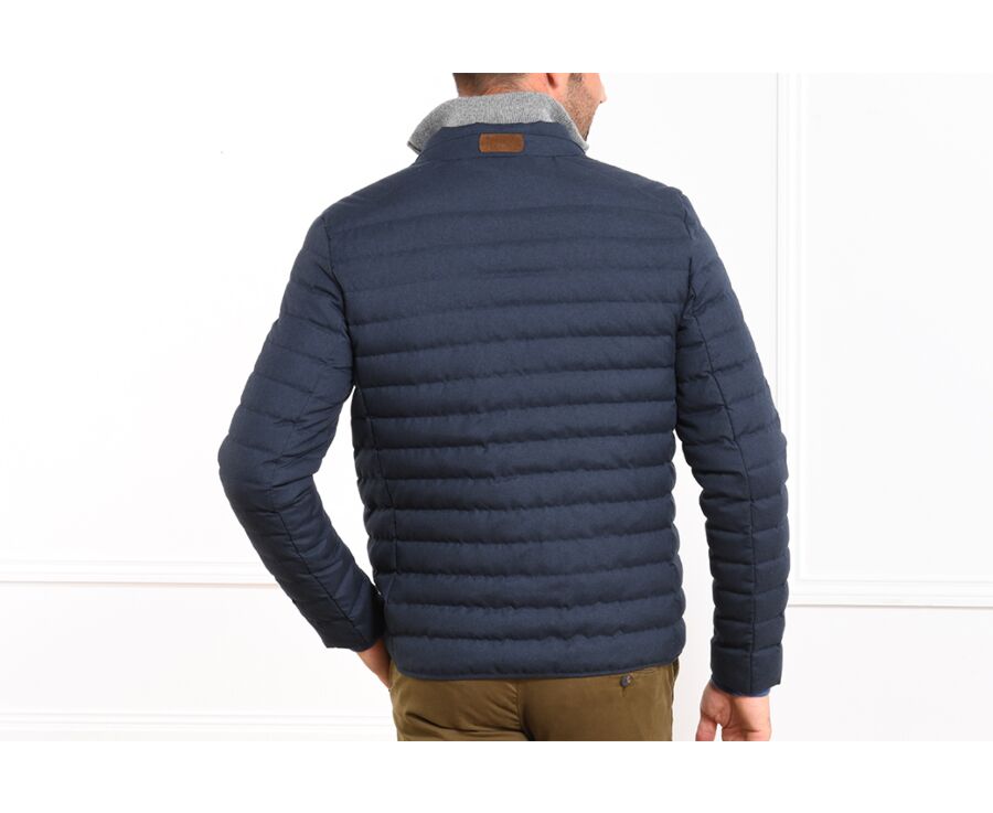 Doudoune légère hiver homme Toile Navy - SVEN