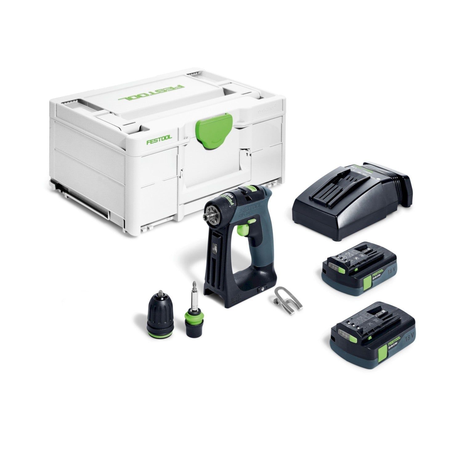 Festool CXS 18 C 3,0-Plus Accu Schroefboormachine 18V 3.0Ah in Systainer - 576883