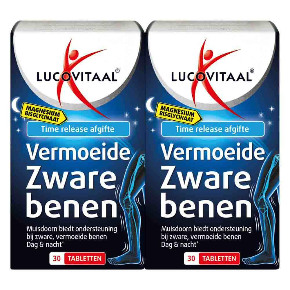 2x Lucovitaal Magnesium Vermoeide Zware Benen30 tabletten